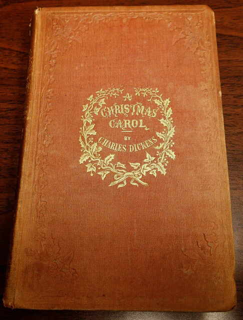 Charles Dickens First Printings - A CHRISTMAS CAROL - THE CHIMES - London, 1842 and 1845 :: RBC