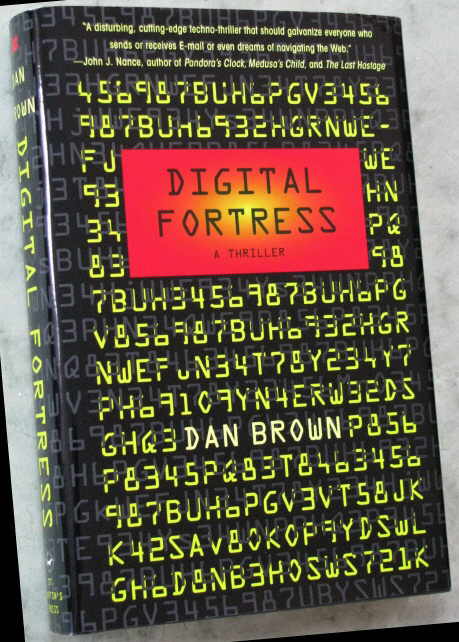 SIGNED DAN BROWN - DIGITAL FORTRESS - FIRST EDITION, 1998