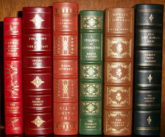 SIGNED FRANKLIN LIBRARY SET, 6 VOLUMES, 1977