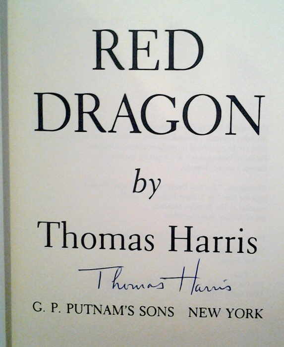 SIGNED THOMAS HARRIS LOT - 4 First Editions Signed by Harris.